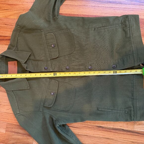 Taylor Stitch The Long Haul Jacket in Olive Herringbone - Picture 15 of 16